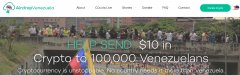 Crypto Charity Airdrop委内瑞拉筹集了292美元 - 主要是